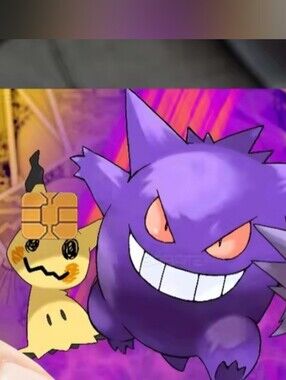 Pokemon Gengar Credit Debit Card Sticker Skin